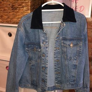 Brandy Melville Denim Jacket w/ Corduroy Collar